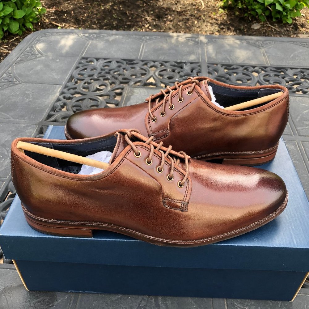 Cole Haan Warner Grand Postman Oxford In Chestnut - Picture 5 of 11